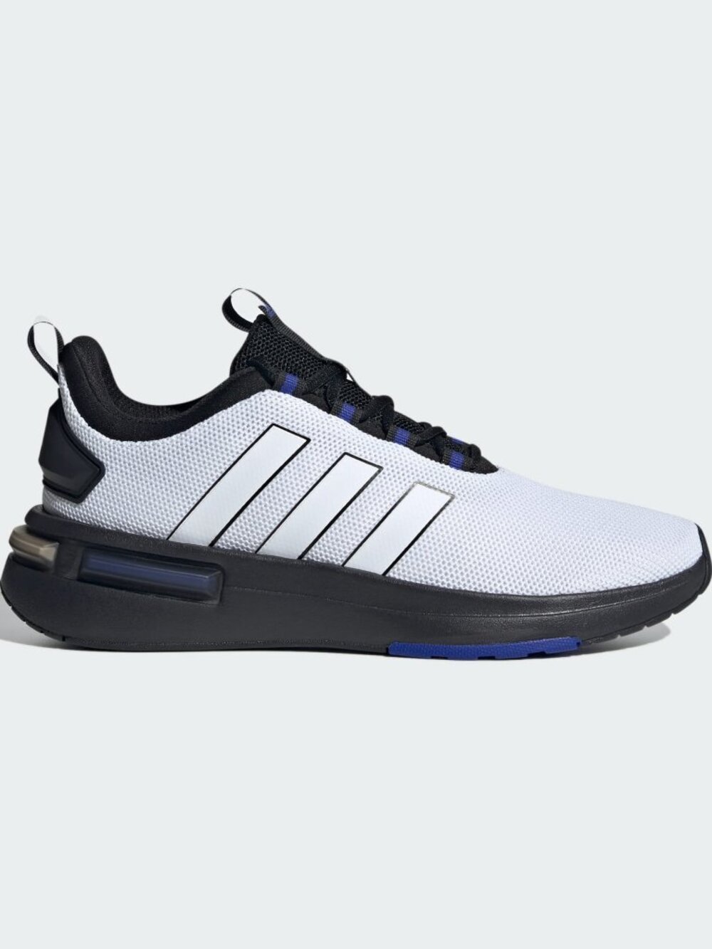 adidas Racer TR23 Cloudfoam White Black Blue Men's Sneakers JP5303 Size 11.5